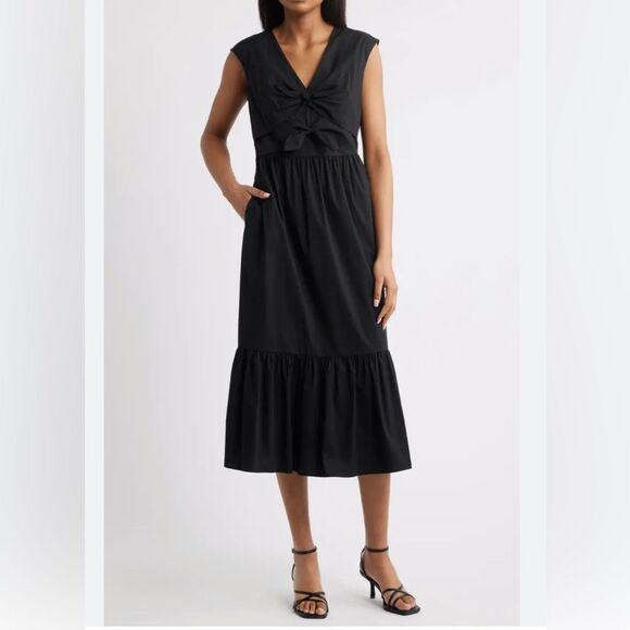 Anne Klein Dresses & Skirts - Anne Klein Bow Front Modern Midi Dress